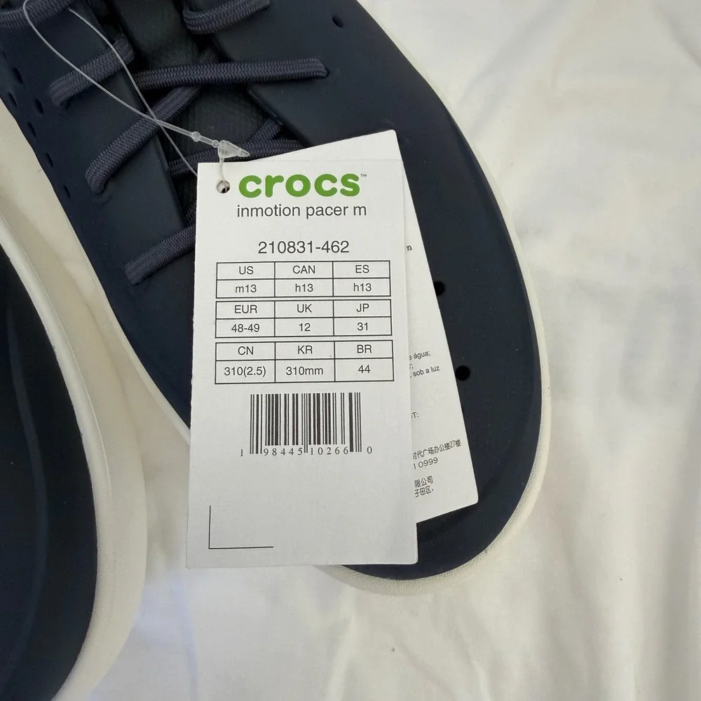 Crocs LiteRide 360 Pacer Sneakers Mens Size 13 Navy Blue Inmotion Pacer M 210831